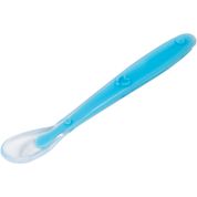 COLHER ANATOMICA EM SILICONE AZUL- 6141