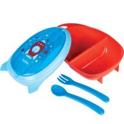 KIT REFEICAO COM TALHER - FOGUETE AZUL - 13514