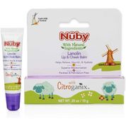 Lip & Bálsamo Natural Nuby Lanolin p/ bebê 10 g