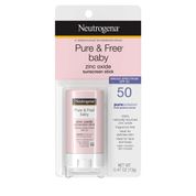 Protetor Solar Baby Bastao 50 + pure free 13 g Neutrogena