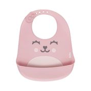 Babador Bebe De Silicone Com Bolso Pega Migalhas Gumy Buba