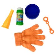 Conjunto de Atividades - Bolha Toy - Bolha De Sabão Com Luva - Laranja - Toyng