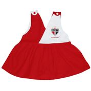 Vestido Bebê São Paulo Decote V - Torcida Baby