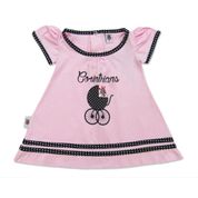 Vestido Bebê Corinthians Rosa Carrinho Oficial