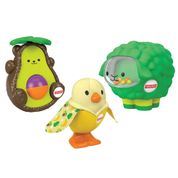 Conjunto De Animais Deliciosos - Pintinho, Ovelha e Urso - Fisher-Price