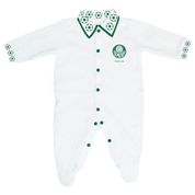 Macacão Bebê Palmeiras Longo Bolinhas - Torcida Baby