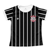 Camisa Bebê Corinthians Baby Look Listrada Oficial