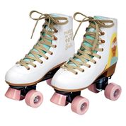 Patins Barbie Clássico 33 -34 Fun Branco