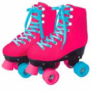 Patins Retrô 31/32 Fun Divirta-se Rosa,Azul