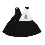 Vestido Bebê Corinthians Decote V - Torcida Baby