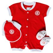 Kit Macacão Bebê Internacional 3 Peças Oficial