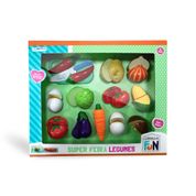 Creative Fun Super Feira 12 Legumes com Velcro Indicado para +3 Anos Multikids - BR1110