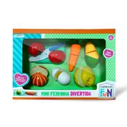 Creative Fun Mini Feirinha Divertida 6 Legumes Com Velcro Indicado para +3 Anos Multikids - BR1108