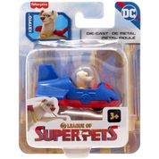 Carrinho Die Cast DC Super Pets Krypto o Super Cão Mattel