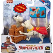 Figura DC Super Pets Krypto o Super-Cão Soco de Heroi Mattel