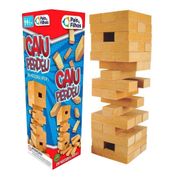 Torre De Madeira Jogo Caiu Perdeu 54 Pçs Compativel Com jenga