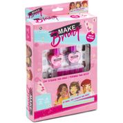 MAQUIAGEM E BELEZA INFANTIL MAKE BRINQ C/2 ESMALTES+UNHAS