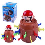 Jogo Pula Pirata Do Barril Espada Brinquedo Infantil