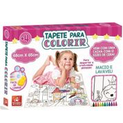 Tapete para Colorir Princesa - Brincadeira de Crianca