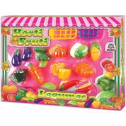 BRINCANDO DE CASINHA HORTIFRUTI LEGUMES C/VELCRO
