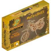 Quebra Cabeça 3D - Moto Cross  55 peças