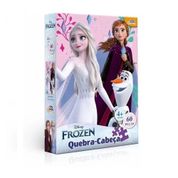 Quebra-Cabeça 60 Peças Frozen Disney Didático Infantil