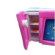 Microondas De Brinquedo Completo Rosa Fala Frases Com Acessorios Divertidos