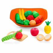 Kit Frutas e Verduras de Cortar com Bandeja Nutri Cozinha TaTeTi