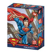 Jogo Quebra Cabeca 3D Super Man Flying 300Pecas +6 Multikids