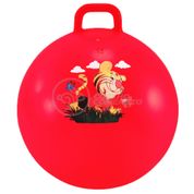 Bola de Saltar Pula Pula Infantil Inflável De Brinquedo 35cm - Vermelho