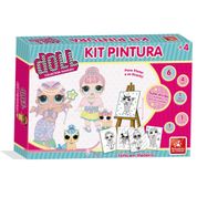 Kit Pintura Doll Brincadeira de Criança