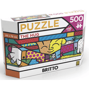 Quebra Cabeça Puzzle 500 Peças Romero Britto - Panorama The Hug - Grow 3401