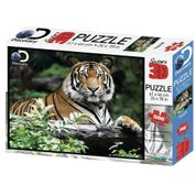 Jogo Quebra Cabeca 500PCS Tigre 3D Multikids BR1059