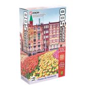 Quebra Cabeça Puzzle 500 Peças Flores em Amsterdam - Grow 3938