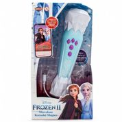 Microfone Infantil Karaoke Magico Frozen 2 Com Musica e Luz