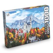 Quebra Cabeça Puzzle 1000 Peças - Castelo de Neuschwanstein - Grow 3734