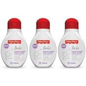 3 SABONETES LIQUIDO DA CABEÇA AOS PÉS FISHER PRICE 200ML