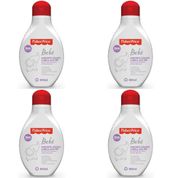 4 SABONETES LIQUIDO DA CABEÇA AOS PÉS FISHER PRICE 400ML