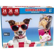 QUEBRA-CABECA CARTONADO PETS PROGRESSIVO 24/36/48 PCS