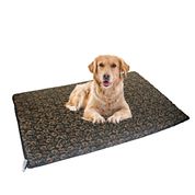 Cama Caminha Colchonete para Pet Cachorro Gato com Ziper Preto  GG