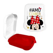 Sanduicheira Para Pão De Forma Lanche Recreio da Minnie 530ml Plasútil