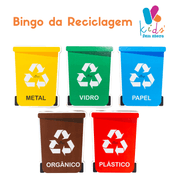 Bingo da Reciclagem - Brinquedo Madeira Loopi Toys