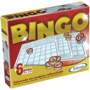 JOGO DE BINGO BINGO DE PEDRAS DE MADEIRA