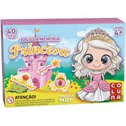 JOGO DA MEMORIA PRINCESAS 40 PECAS EM MADEIRA