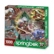 Springbok Thrilling Trains -Puzzle Importado Adulto 1000pçs