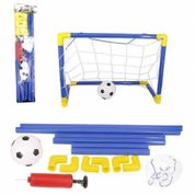 Kit Jogo de Futebol Gol Golzinho Com Trave Rede Bola Bomba