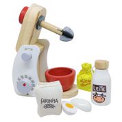 Batedeira Comidinha de Madeira - Kit com 7 peças