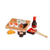 Kit Sushi Brinquedo em  Madeira - 16 peças