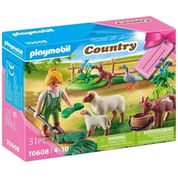 Playmobil  Country - Fazendeira com Animais 70608 - Sunny 2254