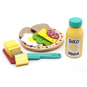 Kit Lanche em Madeira - 12 peças